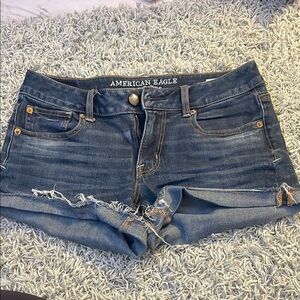 American Eagle Blue Denim Shorts